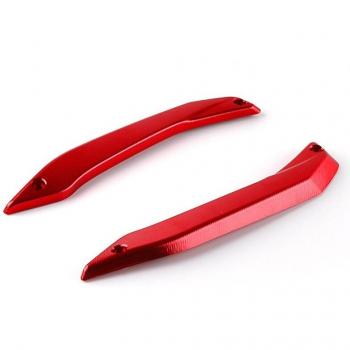 Deflector de parabrisas y barras de soporte CNC para Yamaha XMAX 125 250 300 400, rojo