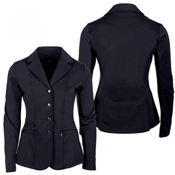Schwarze Reiterjacke QHP Juliet 42