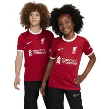 Nike Kinder-Gymnastiktrikot LFC YNK DF STAD JSY SS HM – Unisex, Rot/White, Größe M
