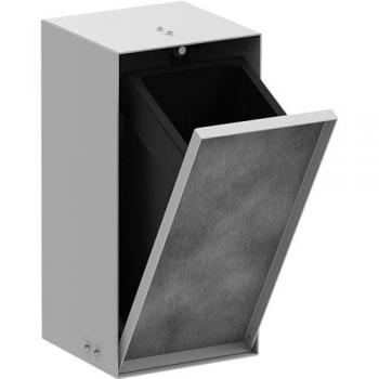 Poubelle intégrée Hansgrohe XtraStoris Rock 2,5 L, couleur blanc mat