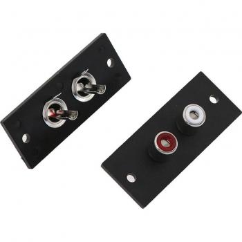 Adaptador de Chasis RCA Hembra Doble Núcleo de Cobre