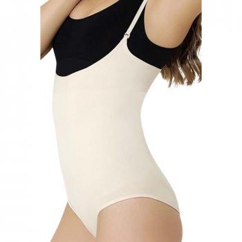 Formeasy Damen Shapewear mit BH, Miederbody Body Shaper, Bauchweg Effekt