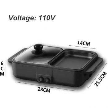 Cocina eléctrica arrocera 110V/220V con parrilla multifuncional