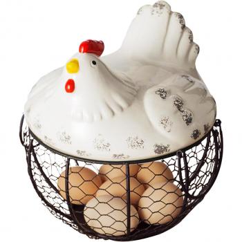 Iron Hen Egg Caddy