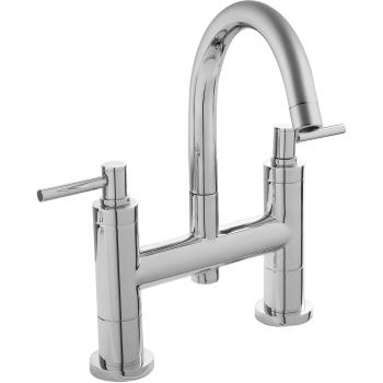 Hudson Reed Tec Lever Bath Filler Tap Pillar Mounted