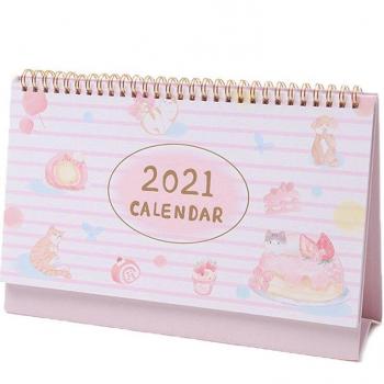 Cartoon Cat Table Calendar