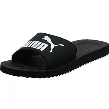 Ciabatte da uomo Puma Purecat 360262 01 Nero Bianco