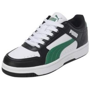 Puma Rebound JOY Lo Jr in Weiß und Grün