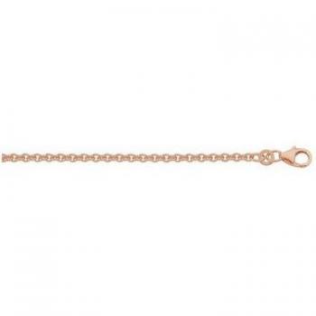 40 cm lange Anker Silberkette ADELIA´S in Rosa