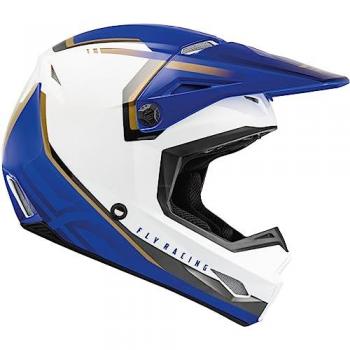 Crosshelm FLY Racing Kinetic Blau