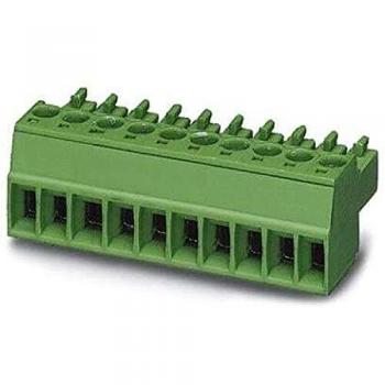 Conector enchufable para PCB Phoenix Contact 12 vías 3.81mm 8A verde
