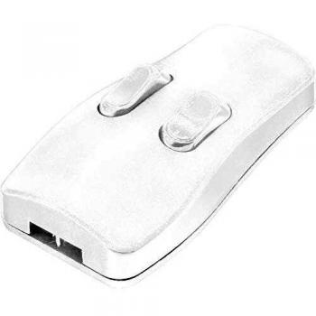 TRU COMPONENTS 2A White Pull Switch