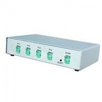 CompactKey 4‑Channel KVM Hub