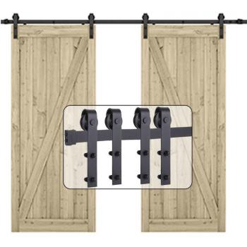 Kit de Rieles para Puerta Doble de Granero AXHUP