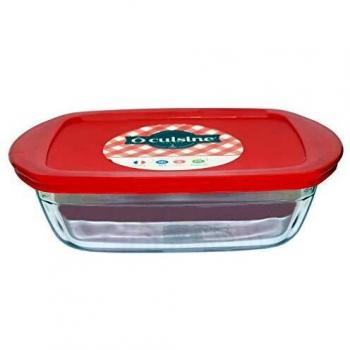 OCuisine 1 L Red Rectangular Food Storage & Cooking Case
