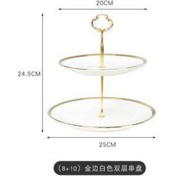 Nordic 3-Tier Snack Plate