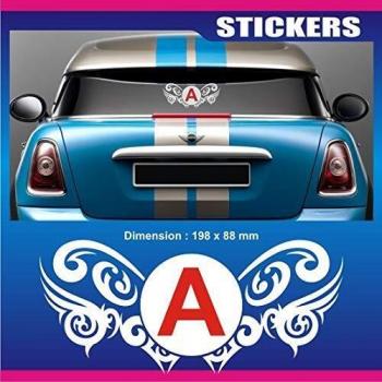 Sticker Jeune Conducteur ARABESQUE
