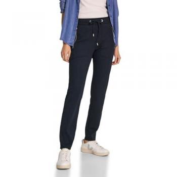 Cecil Stoffhose für Damen, Größe XXL, Länge 30, blau