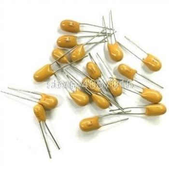 25V Tantalum Capacitor Bundle – 20pcs, 1µF‑47µF (Series 104‑106, 225‑226, 475‑476)