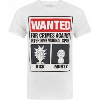 Camicia a Manica Lunga Rick & Morty 6610 – Stampa “Wanted” XXL