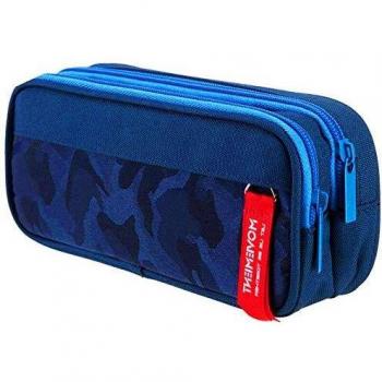 Large Pencil Case for Boys and Girls, Lightweight Triple Pockets Pencil