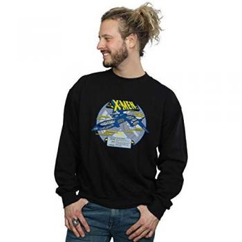 Marvel Herren X-Men X-Jet Kapuzenpullover
