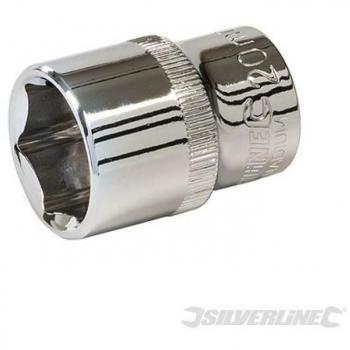 Douille métrique 1/2 Silverline (257692)