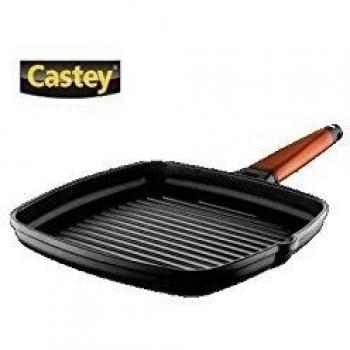 Castey Sartén Grill, Aluminio, Cedar