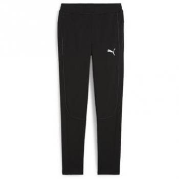 Puma Junior Teamfinal Running Shorts – Black/Silver