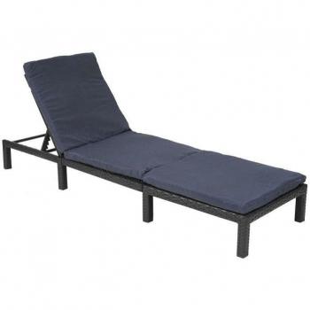 Poly‑Rôtin Lounge Gris MDJ04132 – Hauteur Ajustable