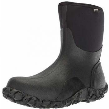 Bogs Classic High Green, Bottes en caoutchouc homme, Noir, 49.5 EU D