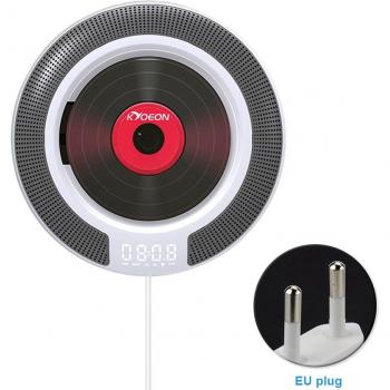 Portable Bluetooth FM Radio USB CD Player Prenatal Education Wall Mountable Hi-Fi Boombox