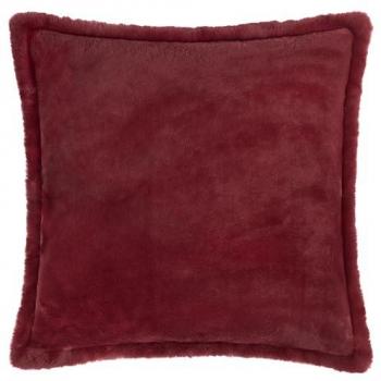 Furn Kallu Red Plush Cushion – 45 cm x 45 cm