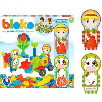 Coffret de 50 Bloko avec 2 Figurines Ferme