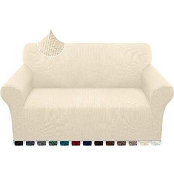 Luxurlife 2 Seater Sofa Cover Super Soft Loveseat Slipcover for Pets