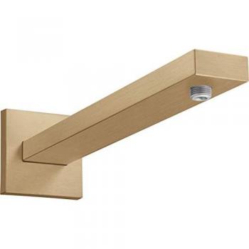 Hansgrohe Brausearm eckig 389 mm, brushed bronze