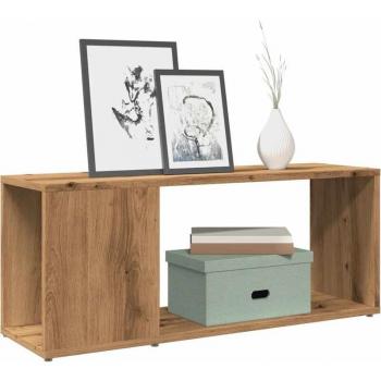 Roble Artisan Mueble para TV 80×24×32 cm – Diseño Industrial