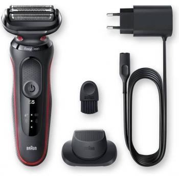 Rasoio Braun 50-R1200S Nero Rosso 3 Lame