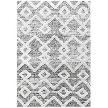 Hoch-Tief Effekt 3D Boho Teppich, Pflegeleicht, Modern Design