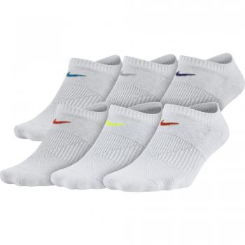 Nike Performance Lightweight No-Show Chaussettes Femme, Blanc
