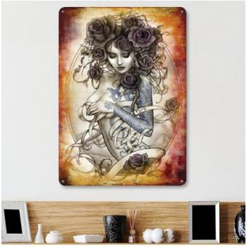 Cartel de Pared Retro 'Les Belles'