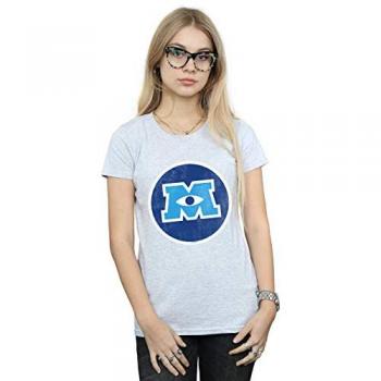 T-shirt gris avec emblème de monstre Disney Monsters University XXL