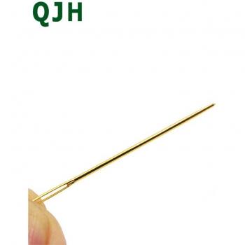 10pcs Gold Plated Stainless Steel Sewing Needles for Hand Stitching