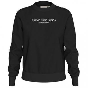 Calvin Klein Jeans Sweatshirt INSTITUTIONAL GRAPHIC REG CN mit Logoschriftzug