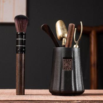 Chinese Teaware with Ebony Utensils