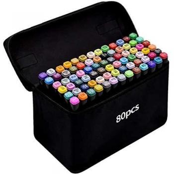 Doppeltipp Marker Set 80 Farben für Künstler