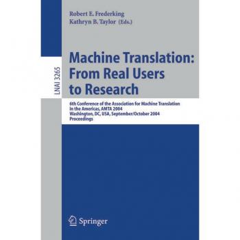 Vitalsource Technologies, Inc. Machine Translation: From Real Users To Research