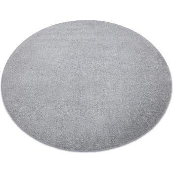 Wasbaar Zilver Ronde Vloerkleed 200 cm – LATIO
