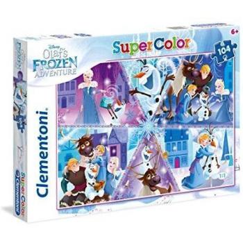 Clementoni Olaf Frozen Adventure – Puzzle 104 pièces en couleurs vives