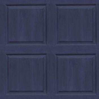 Papel texturizado Arthouse Panel 10m x 53cm en azul oscuro